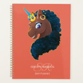 Afro Einhorn | Magisch Planer (Vorderseite)