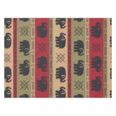 Afro-Elefanten Tischdecke (Vorderseite (Horizontal))