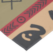 Afro-Elefanten Tischdecke (Schrägansicht)