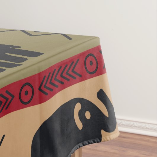 Afro-Elefanten Tischdecke (Beispiel)