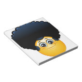 afro emoji notizblock (angewinkelt)