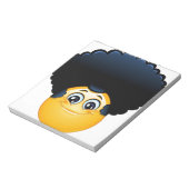afro emoji notizblock (Rotiert)