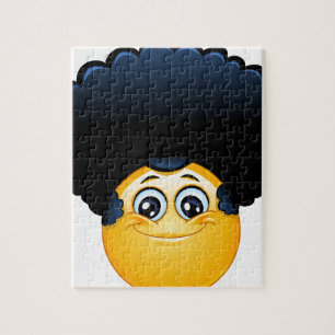 afro emoji puzzle
