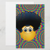 afro emojis briefpapier (Vorne/Hinten)