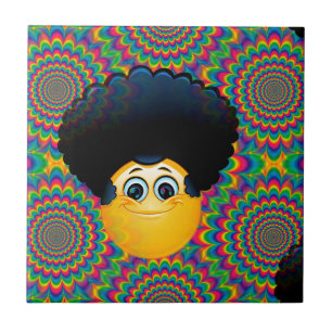 afro emojis fliese