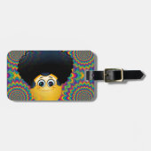 afro emojis gepäckanhänger (Vorderseite horizontal)