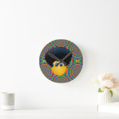 afro emojis runde wanduhr (Zuhause)