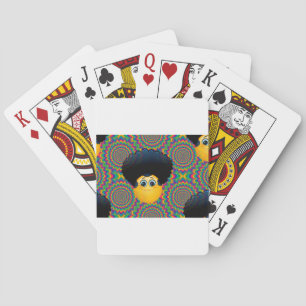 Afro-Emojis Spielkarten
