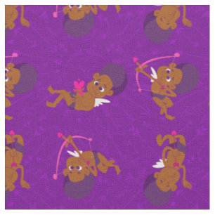 afro Engel schwarzer Cupid afrikanischer Cherub Va Stoff