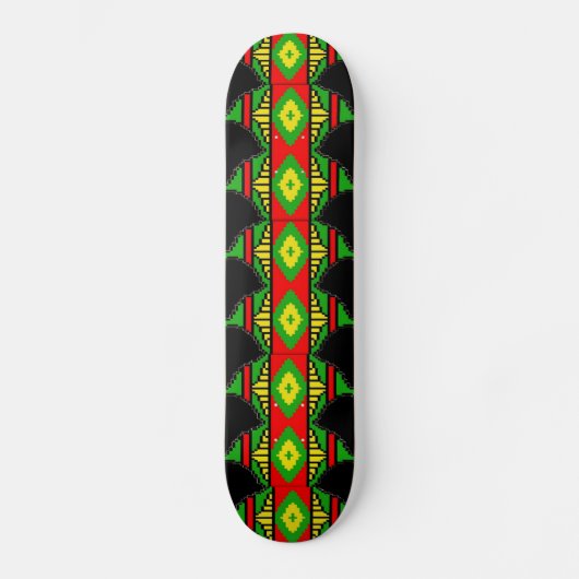 Afro Exzentrisch 7 7/8" Skateboard (Vorderseite)