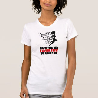 Afro-Fee-Felsen-T - Shirt