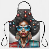 Afro-Feiertagsstimmung Schürze (Vorderseite)