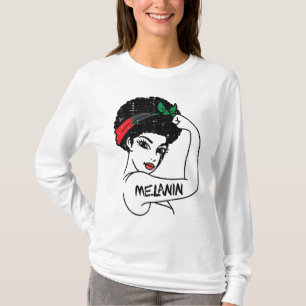 Afro Frau Melanin Black History Monat Afrika Amer T-Shirt