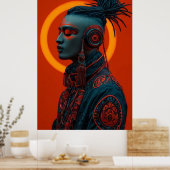 Afro-Future Poster (Küche)