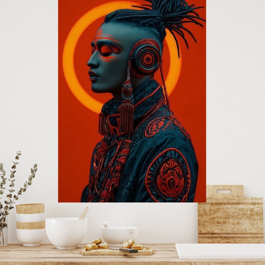 Afro-Future Poster (Küche)