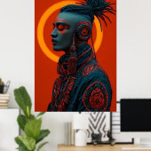 Afro-Future Poster (Heimbüro)