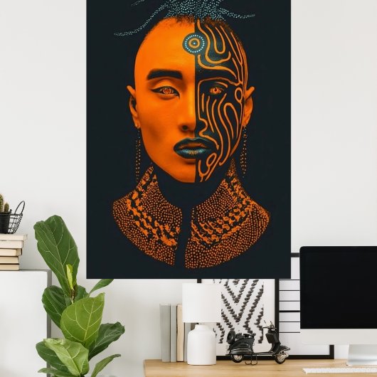 Afro-futuristisch 2 poster (Heimbüro)