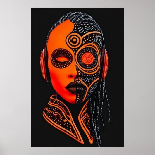 Afro-futuristisch 3 poster (Vorne)