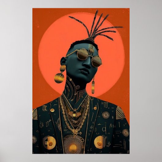 afro-futuristisch 4 poster (Vorne)