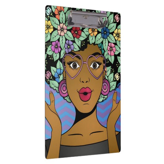 Afro-Garten-Klemmbrett Klemmbrett (Rechts)