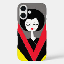Afro Geisha Iphone Case