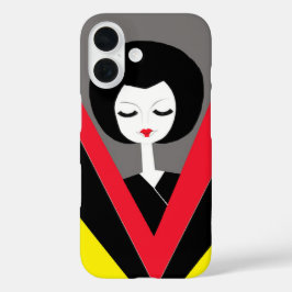 Afro Geisha Iphone Case