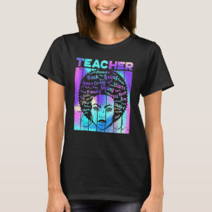 Afro Girl African Quote Grafische Schwarze Geschic T-Shirt