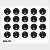 Afro Girl - Celestial Sticker (Blatt)