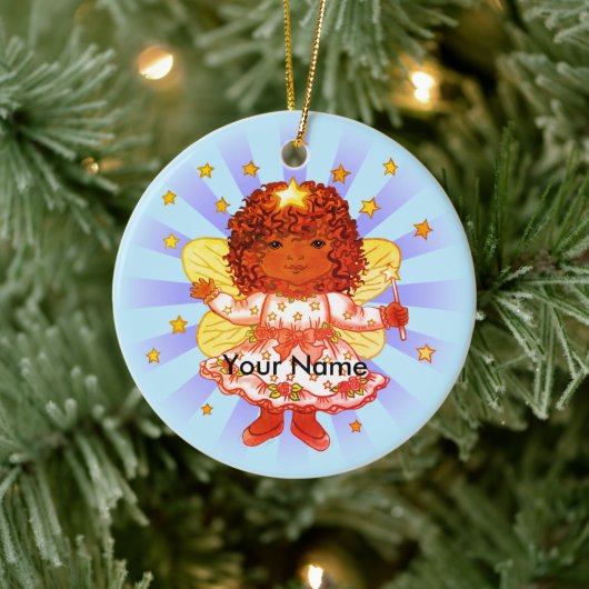 Afro Girl Fairy Ornament (Baum)