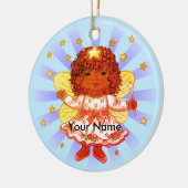 Afro Girl Fairy Ornament (Links)