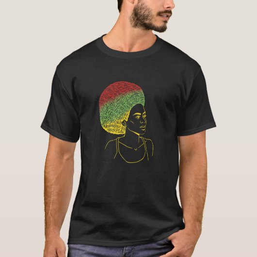 Afro girl woman rights Premium T-Shirt (Vorderseite)