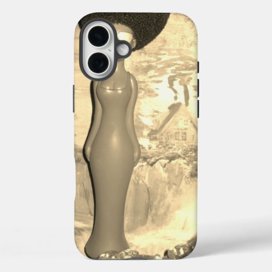 Afro Glam: Eine zeitlose Schönheit Case-Mate iPhone Hülle (Rückseite)