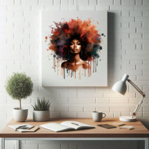 Afro Goddess Portrait
