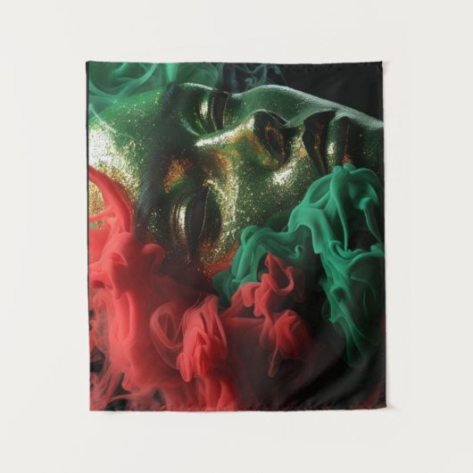 Afro Goddess Wandteppich (Vorderseite)