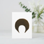 Afro Gold das MUSEUM Zazzle Geschenke Postkarte (Stehend Vorderseite)