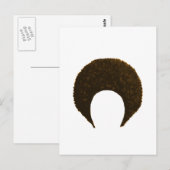 Afro Gold das MUSEUM Zazzle Geschenke Postkarte (Vorne/Hinten)
