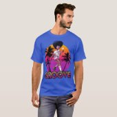 Afro Groove Roller Skate Retro 80er 70er Disco T-Shirt (Vorne ganz)