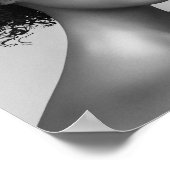 Afro Hair 3D Render Poster (Ecke)