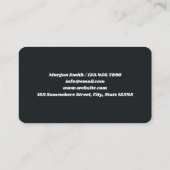 Afro Hair Braids Visitenkarte (Rückseite)