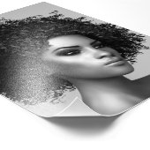 Afro Hair Fotodruck (Ecke)