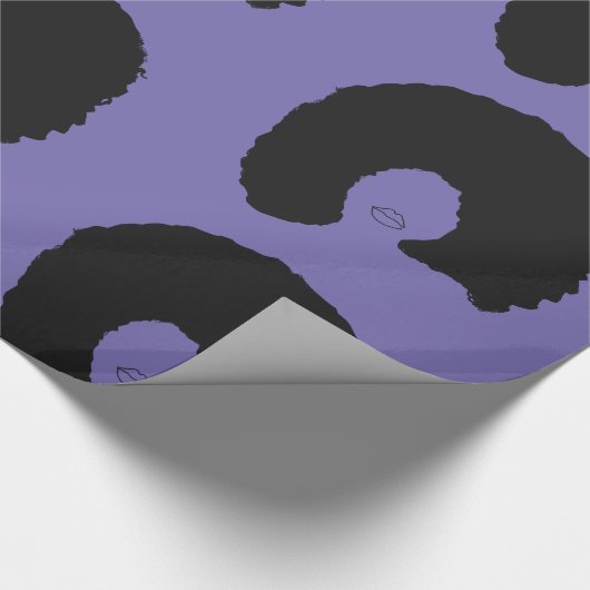Afro Hair Geschenkpapier (Ecke)