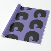 Afro Hair Geschenkpapier (Ungerollt)