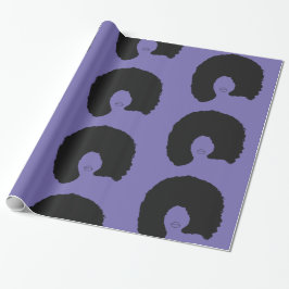 Afro Hair Geschenkpapier