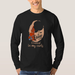 Afro Hair ist eine Königin, gekrönt in meinen Curl T-Shirt
