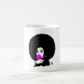Afro Hair Natural Hair afrikanisch-amerikanisch Kaffeetasse (Mittel)