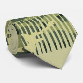 Afro Hair Peace Camouflage Krawatte (Gerollt)