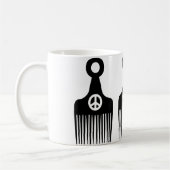 Afro Hair Peace Kaffeetasse (Links)