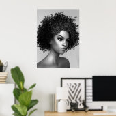 Afro Hair Poster (Heimbüro)