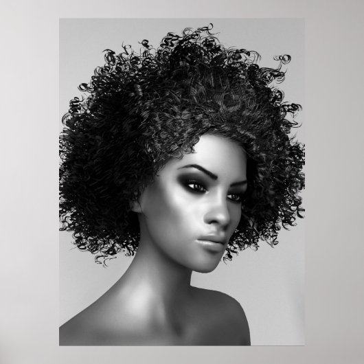 Afro Hair Poster (Vorne)