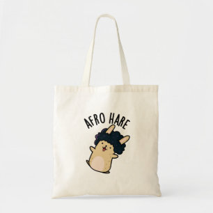 Afro Hare Funny Rabbit mit Afro Puff Tragetasche